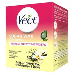 Veet Natural Sugar Waxing Kit - 6ct
