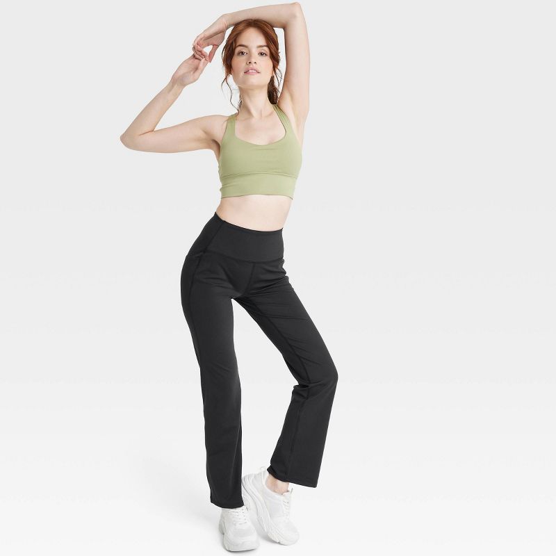 Women's Brushed Sculpt Curvy Pocket Straight Leg Pants - All In Motion™, 5 of 6