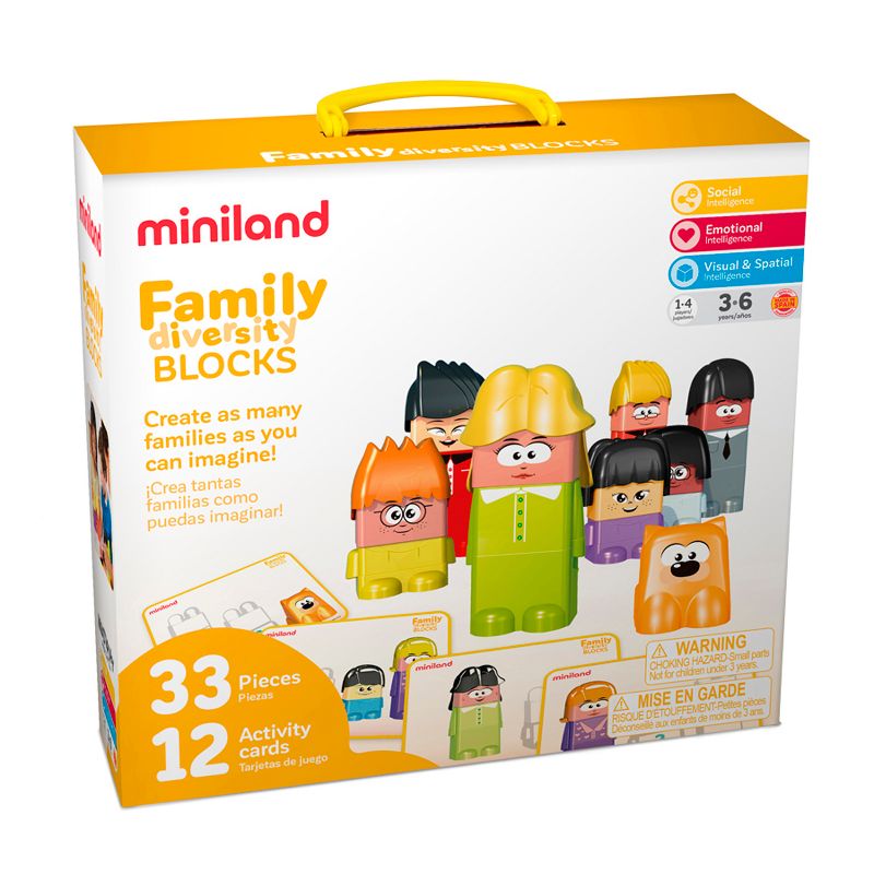 Miniland Educational Family Diversity Blocks, 1 of 5