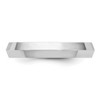 Black Bow Jewelry 4mm 14K White or Yellow Gold Knife Edge Comfort Fit Band - 3 of 4