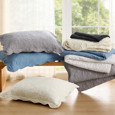 Комплект постельного белья Bedsure Queen из 3 предметов, стёганый, Mineral Blue — фото 8