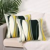 Unique Bargains Printing Soft Throw Invisible Zipper for Home Decor Bedroom Pillow Covers 2 Pcs - 2 of 4