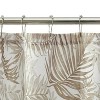 LunaLulinlk Palm Printed Ribbed Textured Shower Curtain - 4 of 4