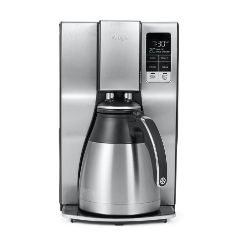 Mr. Coffee Stainless Steel 10-cup Programmable Coffee Maker : Target