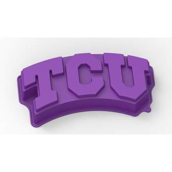 MasterPieces FanPans NCAA TCU Horned Frogs Team Logo Silicone Cake Pan