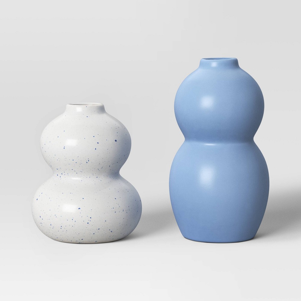 2pk Bud Vase Blue - Room Essentials™