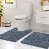 Hearth & Harbor Bathroom Rugs, Machine Washable Chenille Bath Mat for Bathroom - 2 of 4