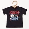 The Juniper Shop Boom Bop Bam Firework Toddler Short Sleeve Tee - 2 of 4