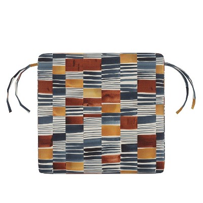 18" x 18" Outdoor Seat Cushion Painters Block - Skyline Furniture