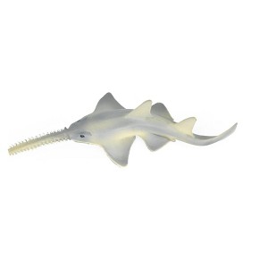 Collectible Wildlife Gifts | Sawfish, Carpenter shark, Ray,  Realistic Rubber Figure, Model, Animal, Hand Painted Figurines,    6"     CH022 BB72 - 1 of 4