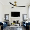 Airsurfer 52-Inch Gold Ceiling Fans with Remote - 4 of 4