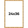 PosterPalooza | 24x36 Bamboo Picture Frame, UV Acrylic, 4 Finishes - Brown, Black, Gold, and Natural - 2 of 4