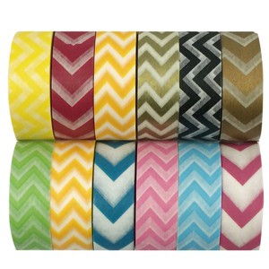 Wrapables Washi Tapes Decorative Masking Tapes, Set of 12 - 1 of 4