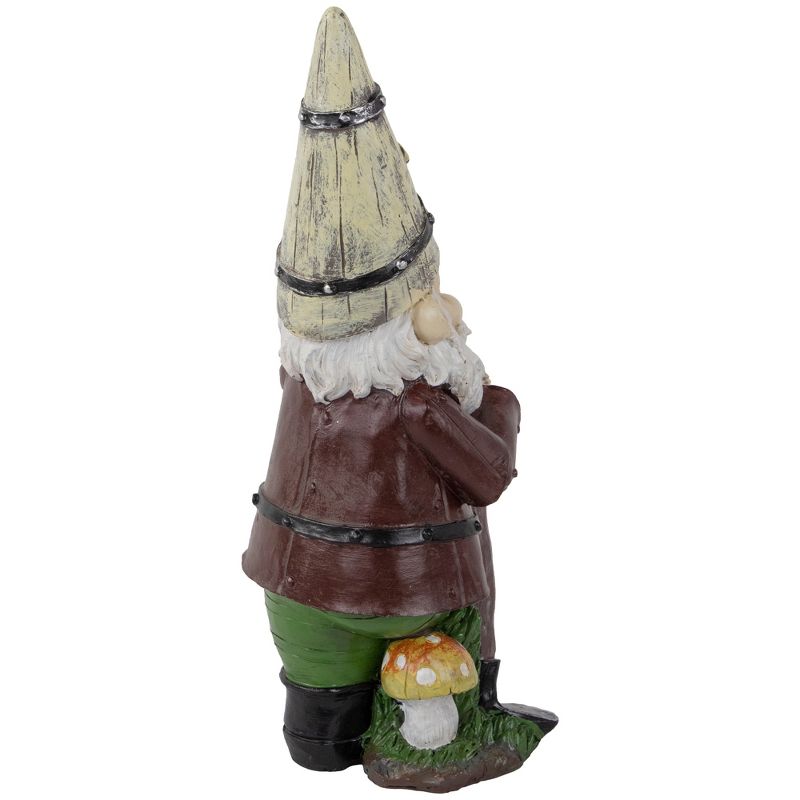 Northlight Gnome with Butterfly and Ladybug Outdoor Garden Statue - 15.25", 5 of 6