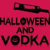 Men's Design By Humans Halloween and Vodka By melcu T-Shirt - 2 of 4