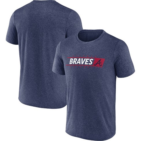Mlb Atlanta Braves Men's Short Sleeve Poly T-shirt : Target