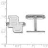 Black Bow Jewelry Sterling Silver Baylor Bears NCAA Cuff Links - 2 of 3