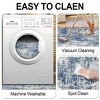 FURNIinspire Floor Mats Modern Living Room Rug Non-Slip Floor Carpet Large Machine Washable Area Rugs for Bedroom, Blue, 60"*84" - 4 of 4