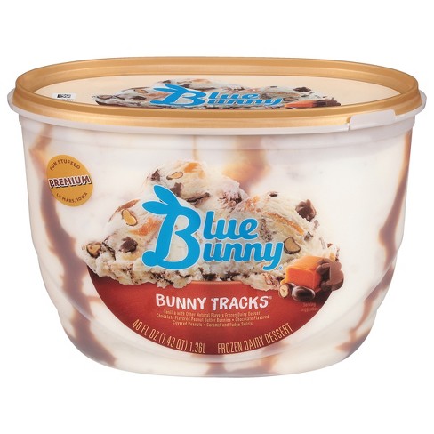 Blue Bunny Bunny Tracks Ice Cream - 56oz - image 1 of 4