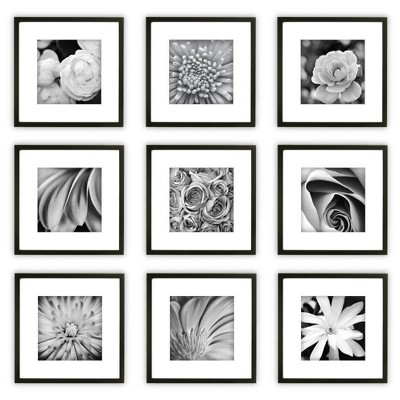 black & white picture frames