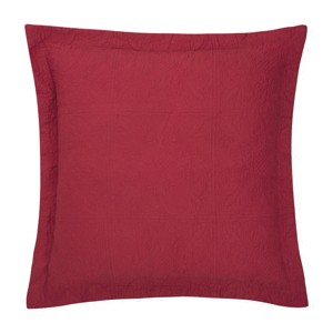 C&F Home 26" x 26" Brick Matelasse Cotton Euro Sham - Machine Washable - 1 of 3