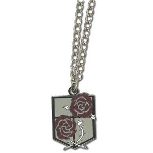 Great Eastern Entertainment Co. Attack On Titan Garrison Stationary Guard Emblem Metal Necklace - 1 of 1