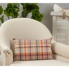 Saro Lifestyle Multi-Color Plaid Throw Pillow With Poly Filling - image 3 of 3