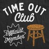 Toddler Funny T Shirts Time Out Club Sarcastic Graphic Novelty Tee for Young Kids - Crazy Dog Toddler T Shirt With Sarcastic Sayings - 2 of 4