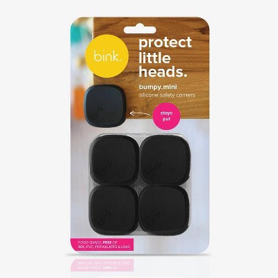 Bink Bumpy Silicone Safety Corners - Black 4pk