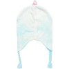 Girls Critter Caticorn Winter Hat and 2 Pair Gloves or Mittens, Kids Ages 2-7 - 3 of 4