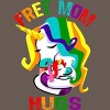 Adult Design By Humans Free Mom Hugs Unicorn Pride By Avocato Racerback Tank Top - 2 of 2