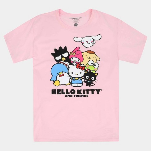 Women's Hello Kitty And Friends Heart Short Sleeve Graphic T-shirt - Pink  3x : Target
