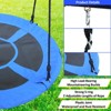 2 Seat Swing Set With Safety Belt For Backyard Swing Seat U-Shape Seat Swing For Indoor Outdoor Playground - 4 of 4