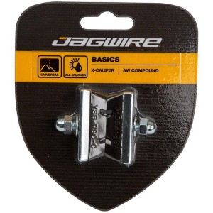 Jagwire Basics X-Caliper Brake Pads - Threaded, Black, Pair - 1 of 2