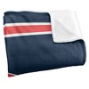 Shippensburg University Primary Logo Silky Touch Blanket White 50x60 - 3 of 4