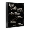 Stupell Industries Best Bathroom Five Star Black Funny Word Design Framed Giclee Art - 3 of 4