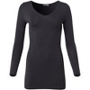 VENUS Womens Long Sleeve Long And Lean Tee - 4 of 4