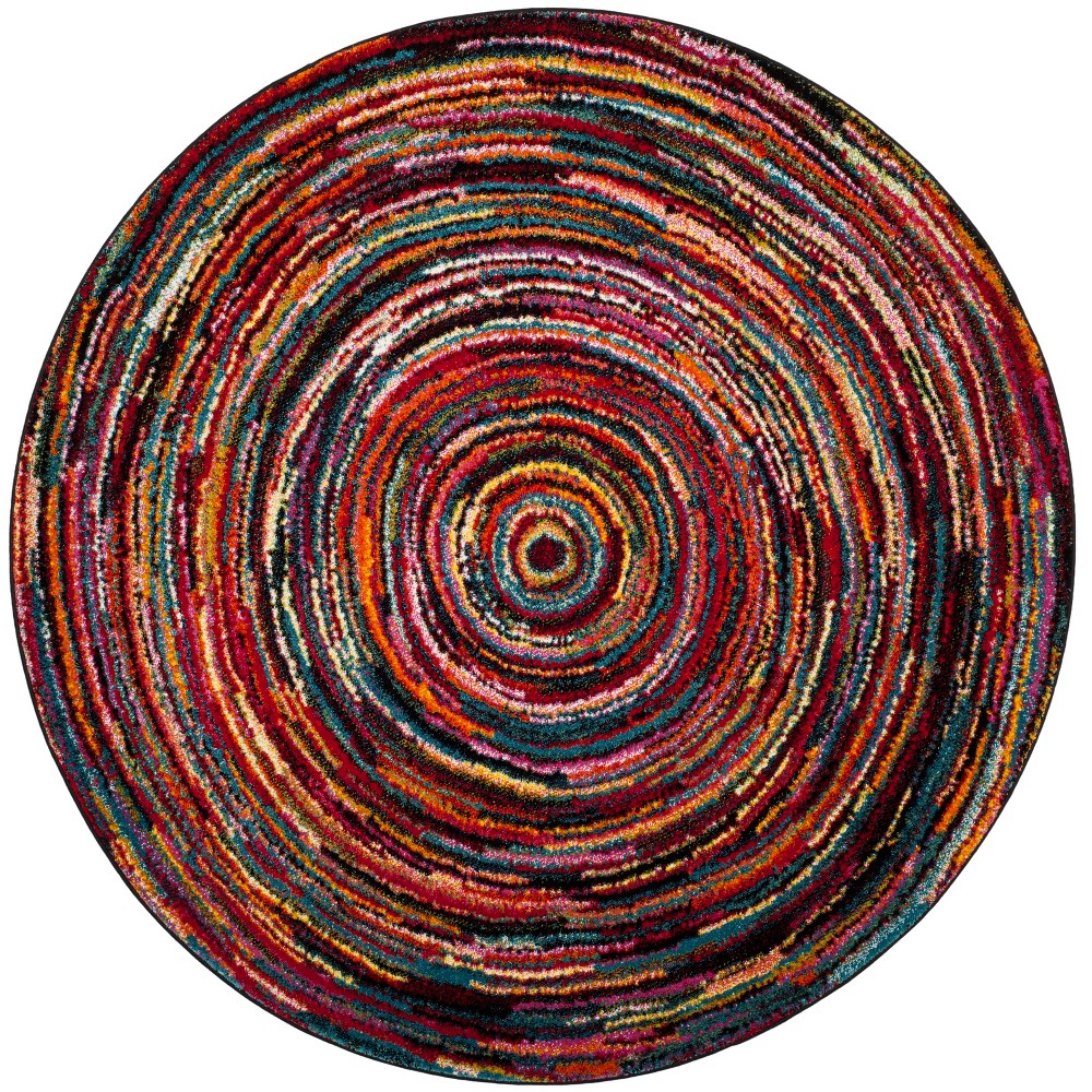 6'7in Swirl Round Area Rug - Safavieh