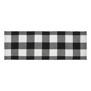 Annie Buffalo Check Black Runner 12x36 - 1 of 4