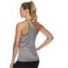 Reebok Womens Racerback Tank Top, Black, X-Small - 3 of 4