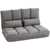 NicBex Bean Bag Chair with Adjustable Backrest and Headrest Convertible Floor Chair Lazy Sofa Chair with 2 Pillows for Living Room, Bedroom - 2 of 4