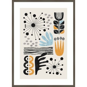 Amanti Art Abstract Garden 2 by Ioana Horvat Wood Framed Wall Art Print - 1 of 4