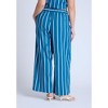 ELOQUII Women's Plus Size Wide Leg Striped Linen Blend Pant - 4 of 4