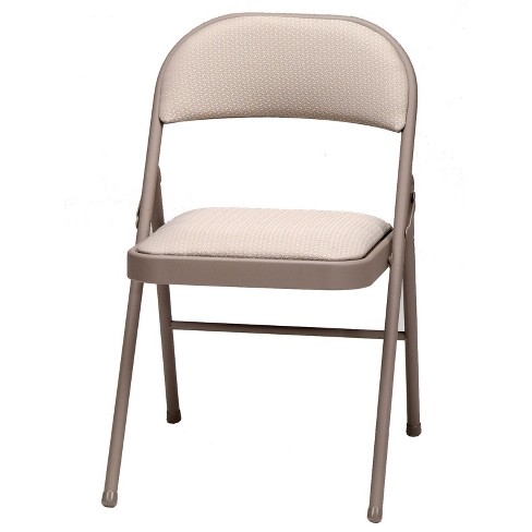 Meco deluxe steel best sale padded fabric folding chair