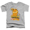 Toddler Boys' Garfield Movie Cattitude T-Shirt (Large) For Youth Toddlers Athletic Heather - 2 of 4