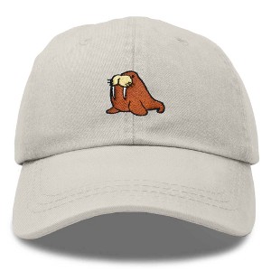 Dalix Walrus Cap Embroidered Mens Cotton Dad Hat Baseball Hat - 1 of 4