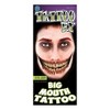 Tinsley Transfers Evil Grin Big Mouth Tattoo Costume Accessory - 3 of 4
