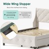 PAGED Storage Bed Queen Size Upholstered Platform Bed with 2-Drawers, Tufted Headboard, Easy Assembly, Noise Free - 3 of 4