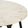 vidaXL Side Table White and Black - 3 of 4