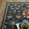 Oriental Weavers Francesca FR02L Blue/ Gold Indoor Area Rug - 2' x 3' - 4 of 4